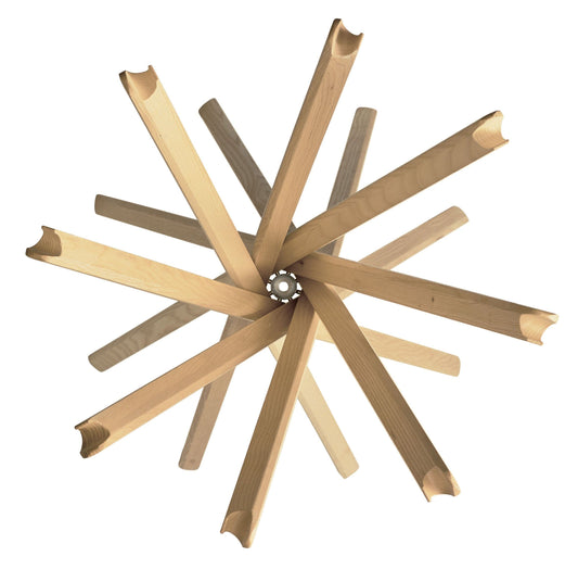 Zanotta - Porte-manteaux - Sciangai en frêne teinté naturel de De Pas, D’Urbino, Lomazzi