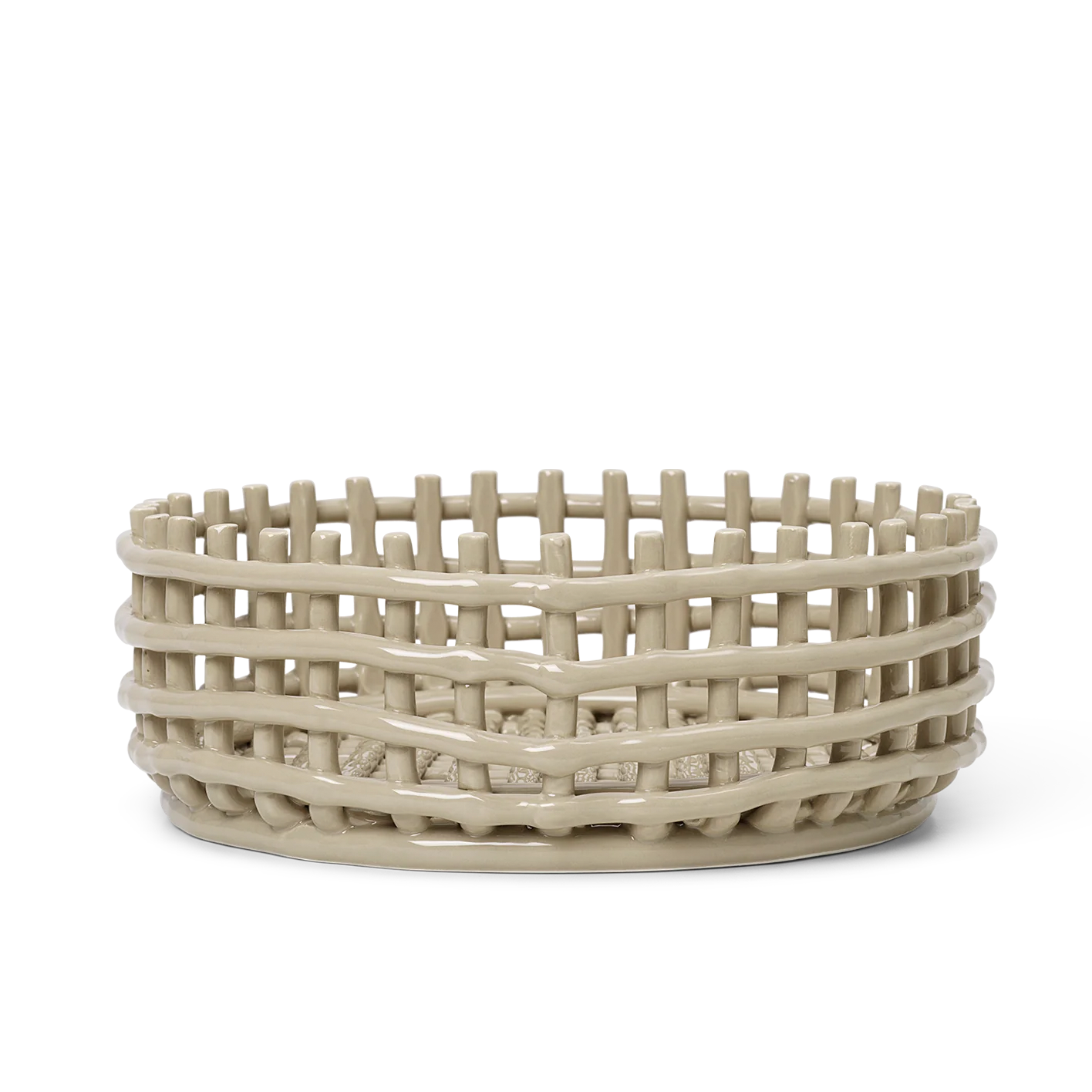 Ferm Living - Panier de table en céramique - Cashmere
