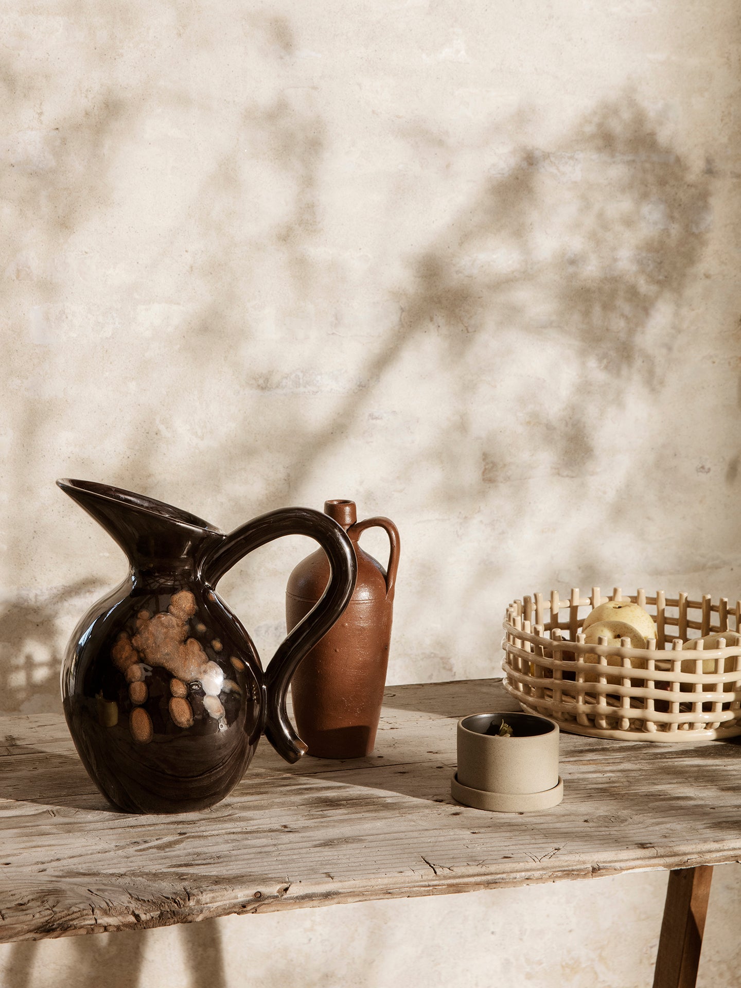 Ferm Living - Panier de table en céramique - Cashmere