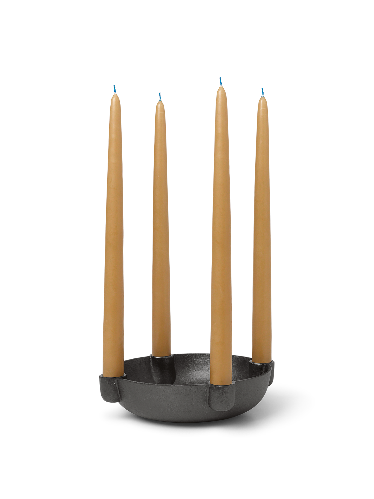 Ferm Living - Bougeoir Bowl - Medium - Aluminium noir