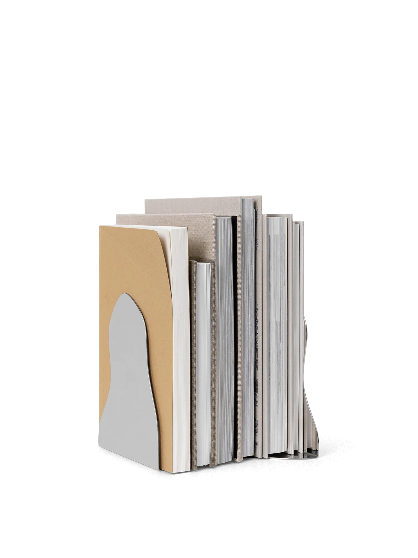 Ferm Living - Serre-livres Pond - Lot de 2 - Miroir poli