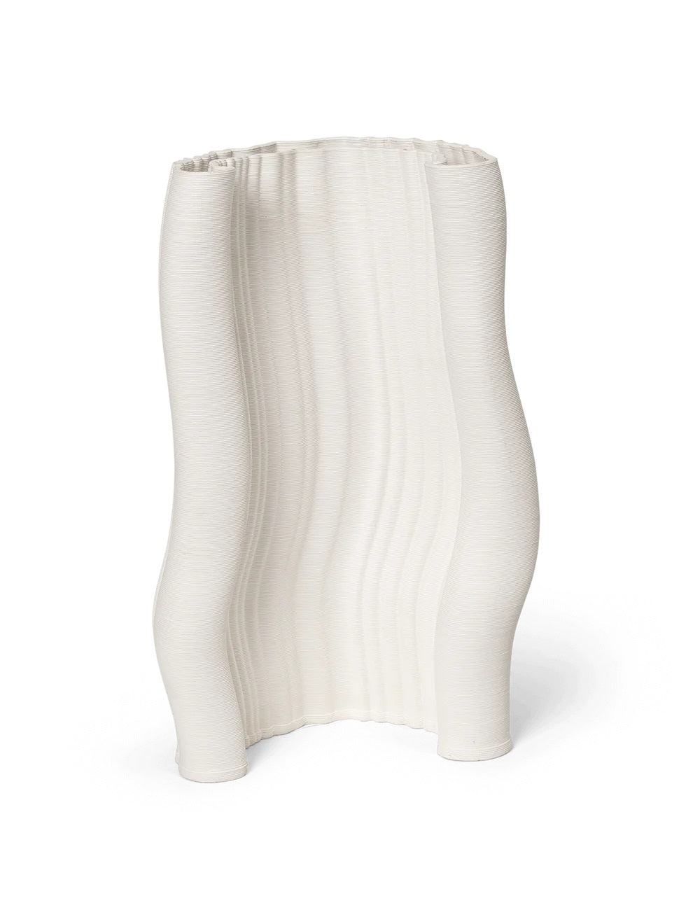 Ferm Living - Vase Moire - H30 - Blanc cassé
