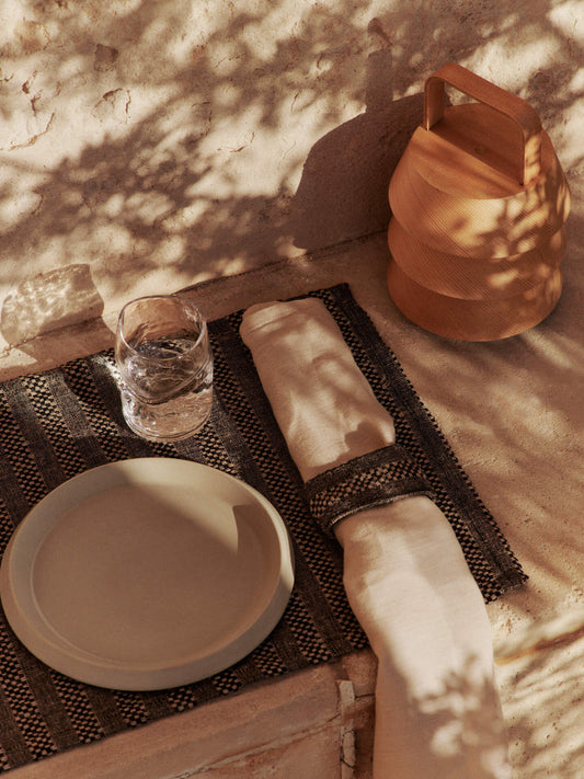 Ferm Living - Sets de table Gather - 4x - Noir