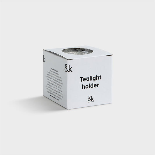 & klevering - Porte-bougies perle cendrée
