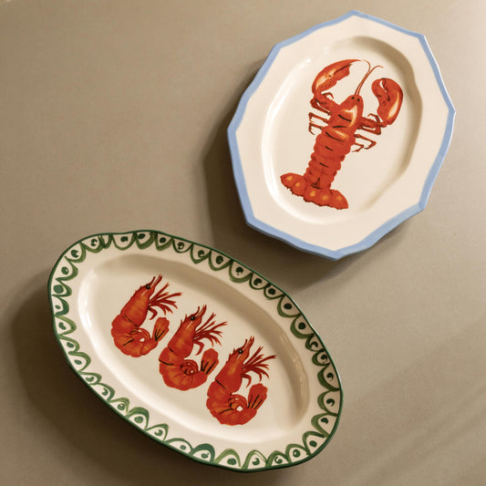 & klevering - Assiette de service Homard