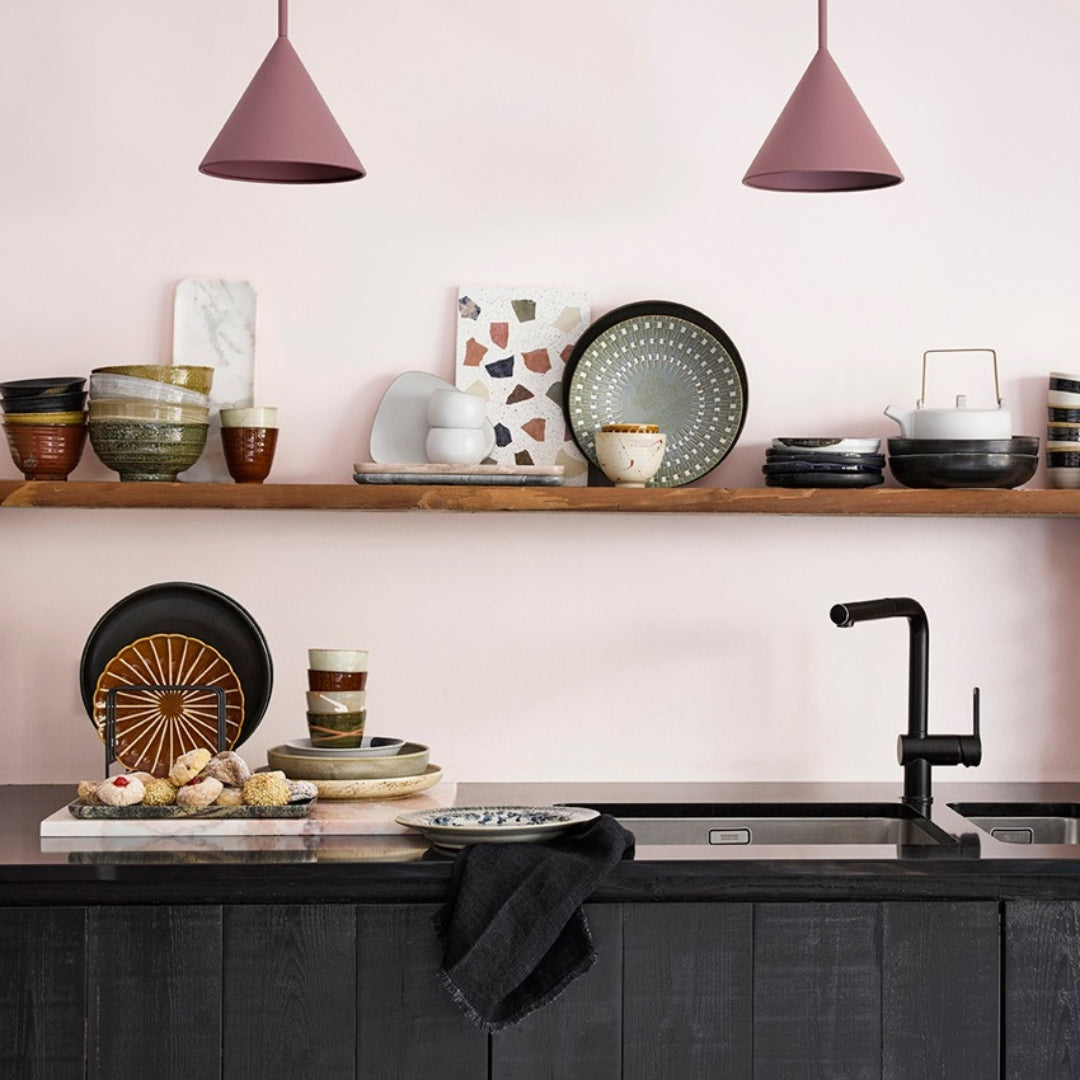 HK Living - Petit Plateau en marbre gris - Grey Marble Tray