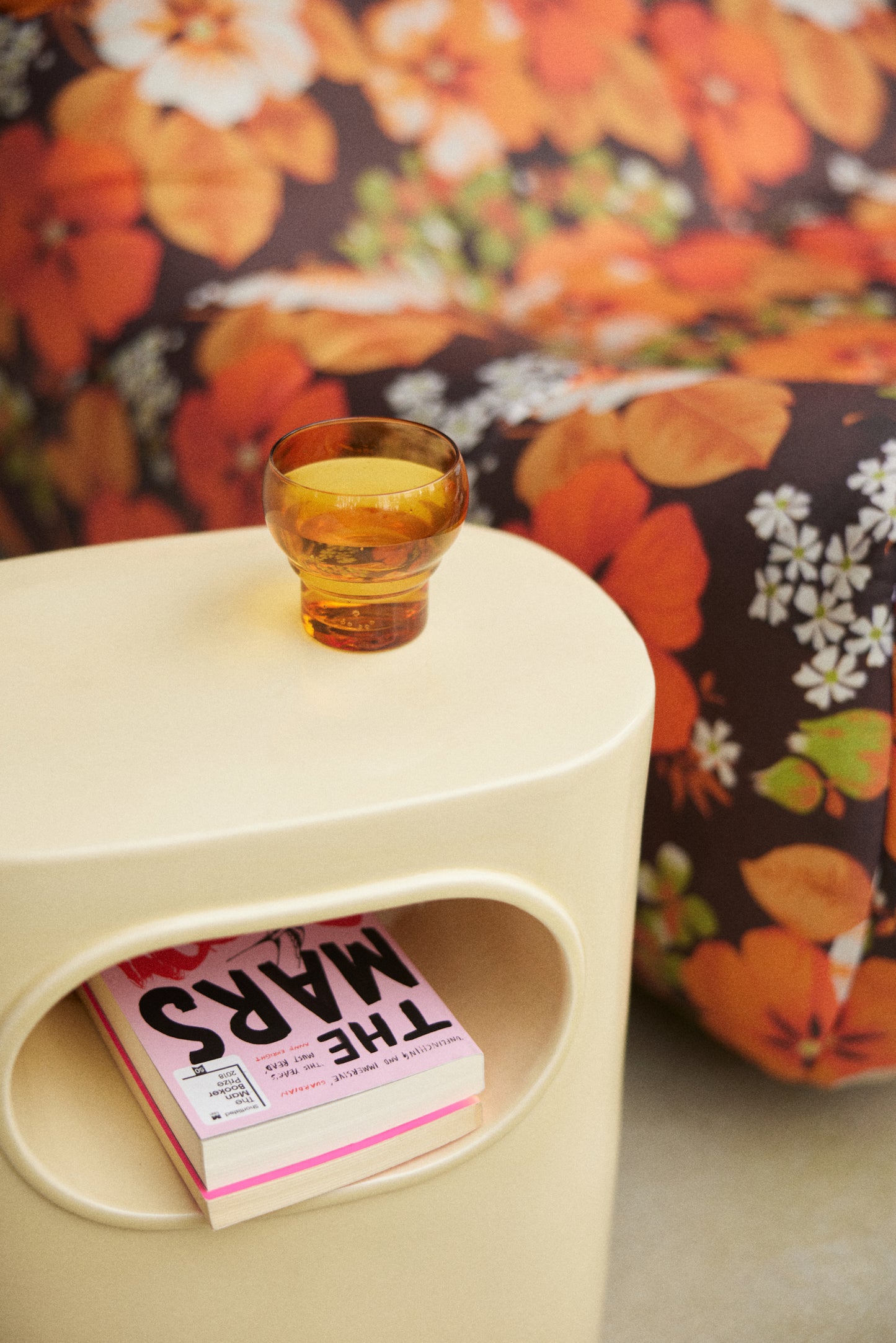 HK Living - Verres à bulbe ambre, ensemble de 4 Verrerie des années 70
