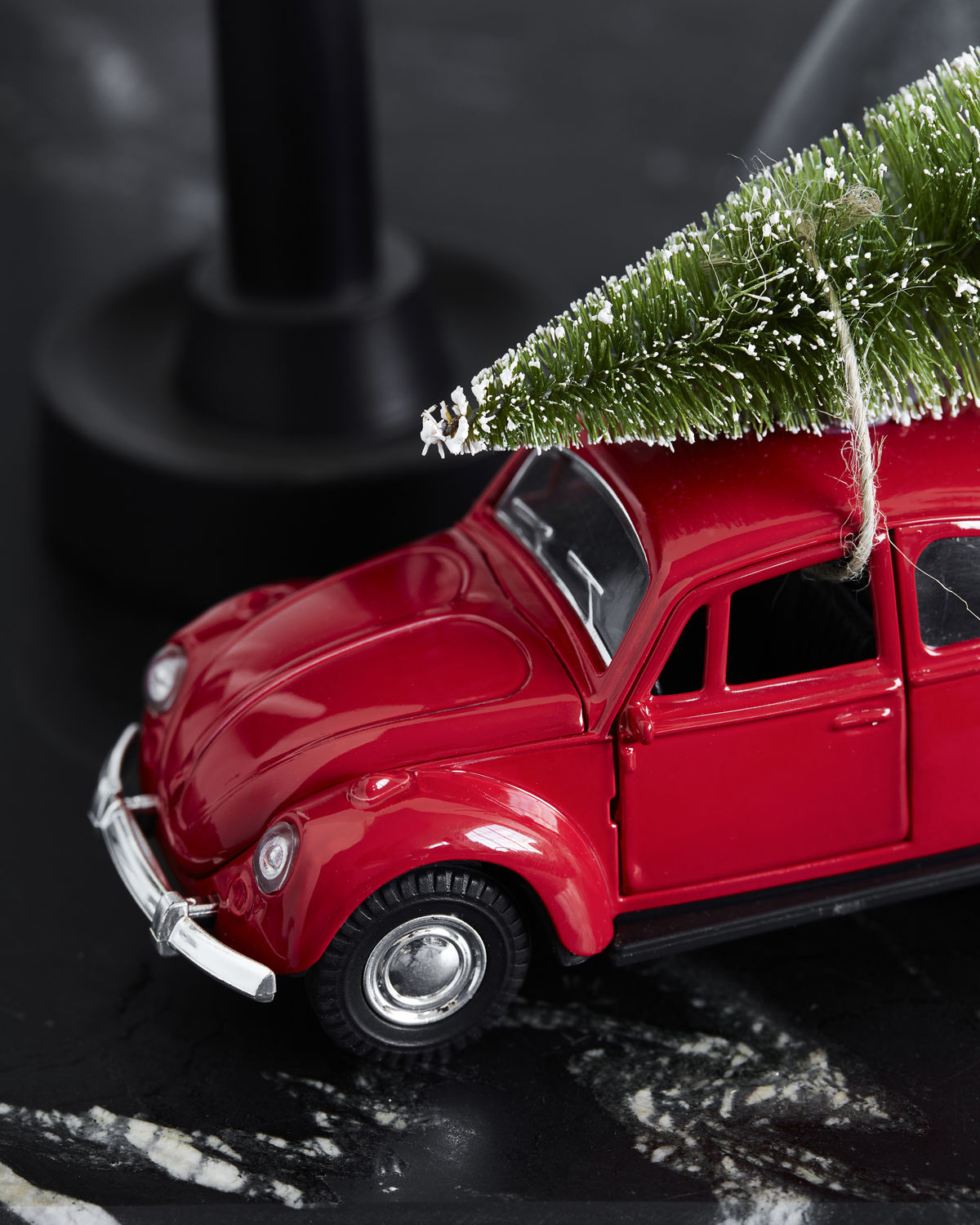 House Doctor - Décoration, voiture de Noël, rouge