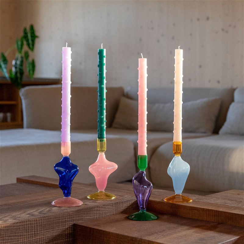 Klevering - Bougeoir flux rose