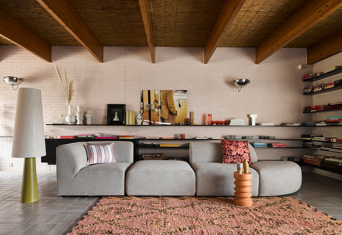 HK Living - Vase blanc mat L