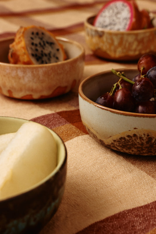 HK Living - Bols à tapas - Céramique des années 70 - set de 4