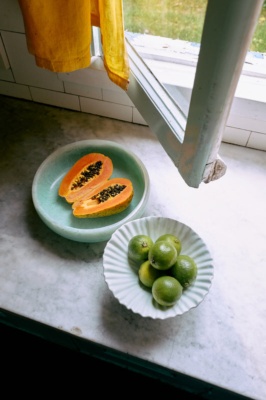 HK Living - Saladier, couleur vert menthe