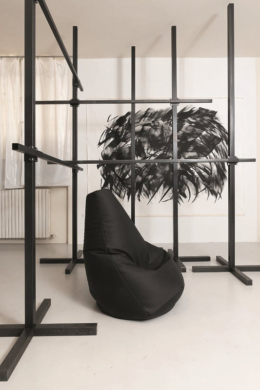 Zanotta - Fauteuil - Sacco noir VIP de Gatti, Paolini, Teodoro