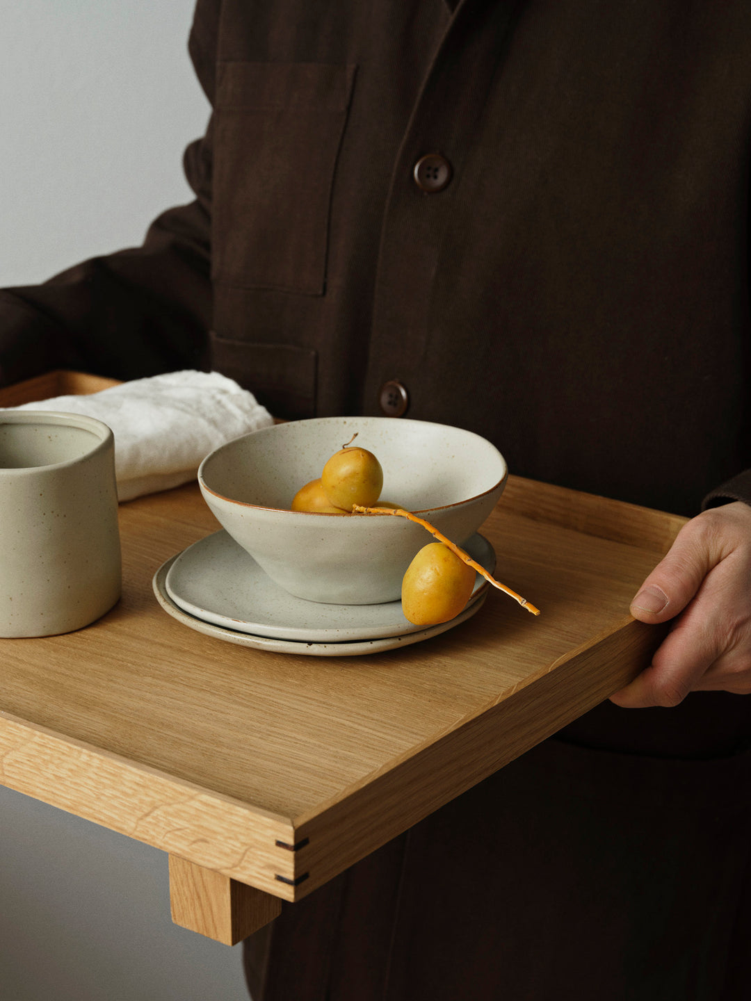 Ferm Living - Plateau en bois Bon - Grand - Chêne