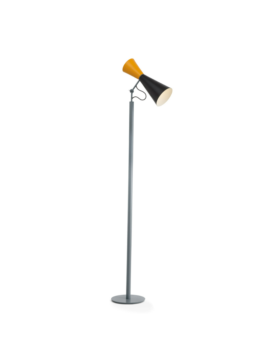 Nemo - Lampadaire - Parliament noir/jaune