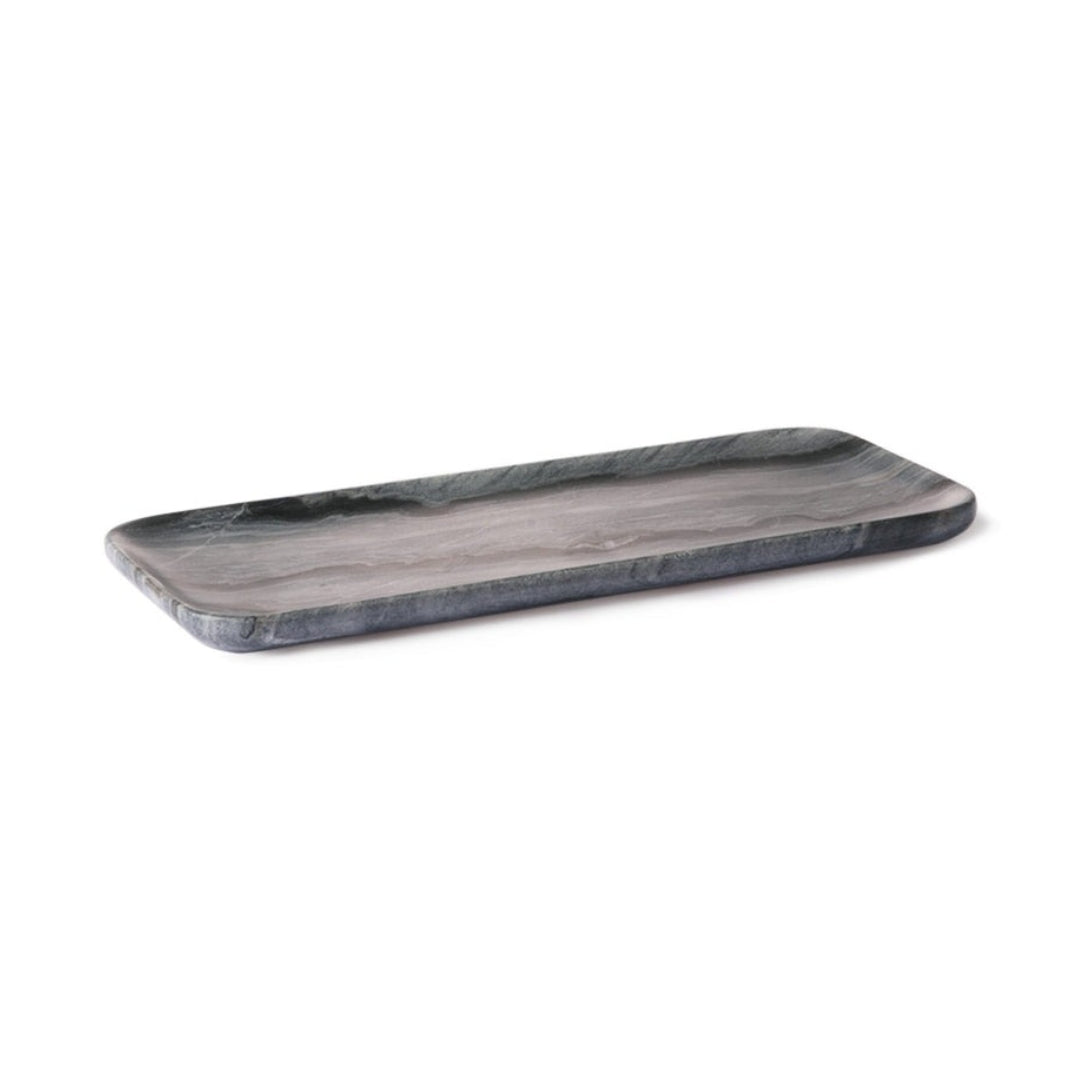 HK Living - Petit Plateau en marbre gris - Grey Marble Tray