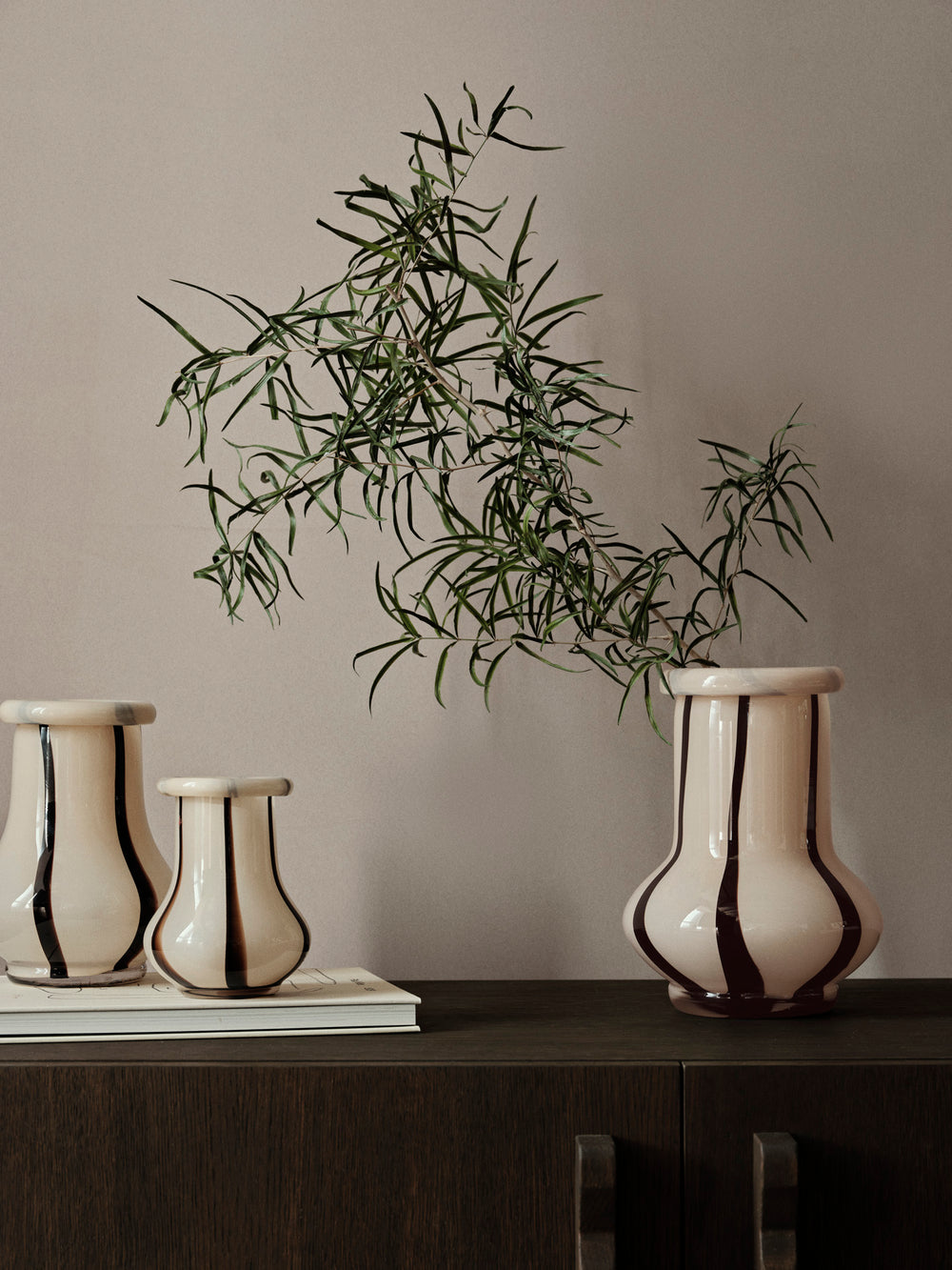 Ferm Living - Petit vase Riban - H15 - Crème
