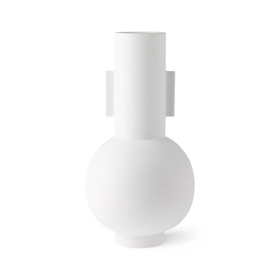 HK Living - Vase blanc mat L
