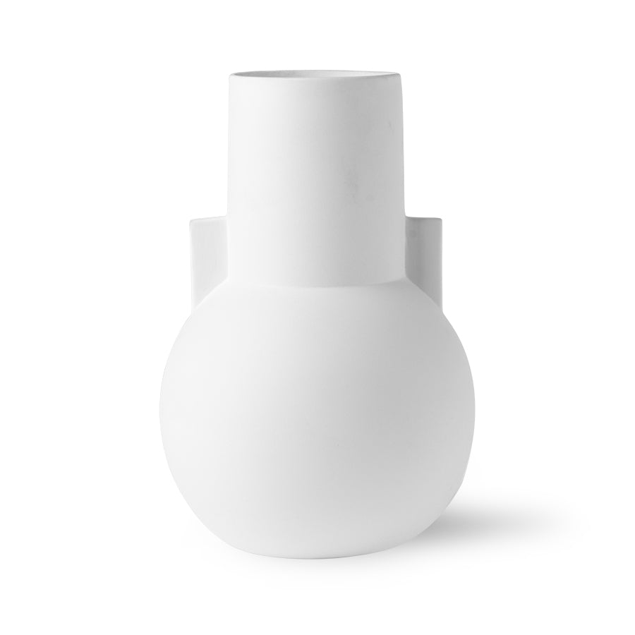 HK Living- Vase mat blanc