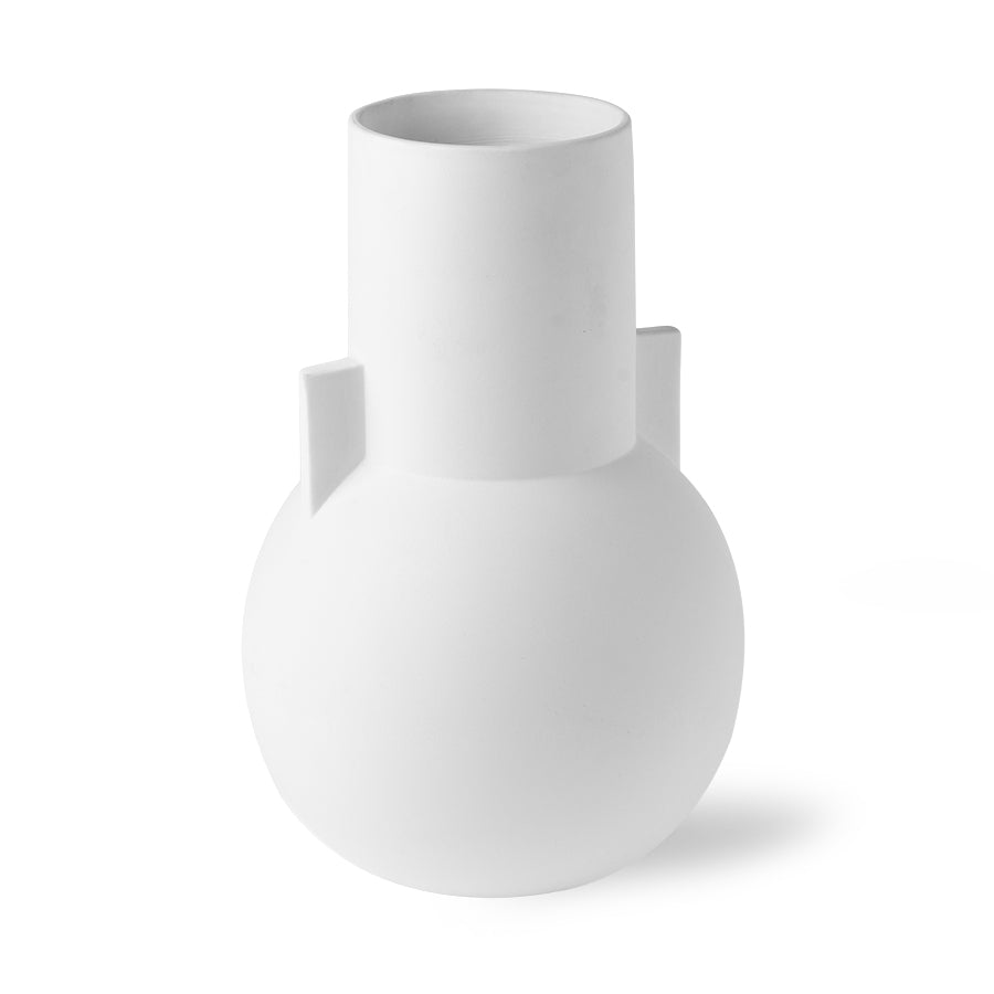 HK Living- Vase mat blanc