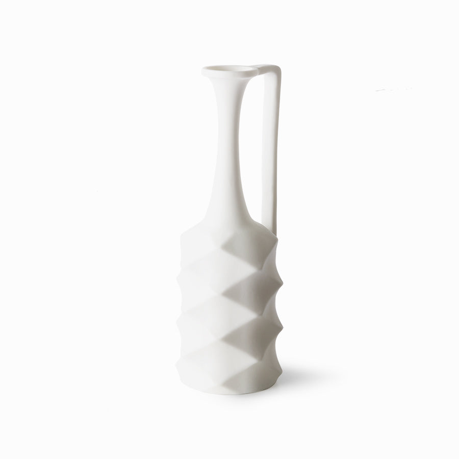 HK Living - Set de 4 petits Vases en porcelaine blanche