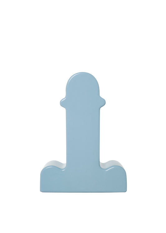 Barcelona Design - Vase Shiva bleu en céramique, Ettore Sottsass