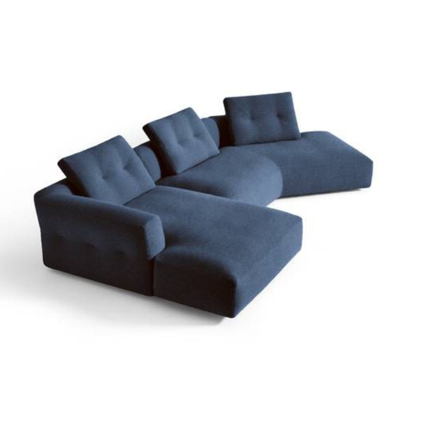 Cassina - Canapé Sengu Bold bleu marine, tissus L
