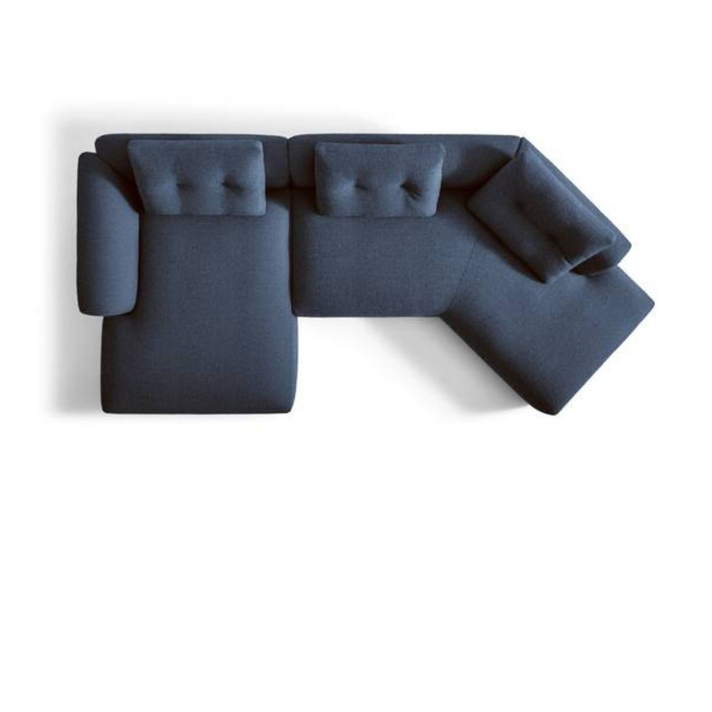 Cassina - Canapé Sengu Bold bleu marine, tissus L