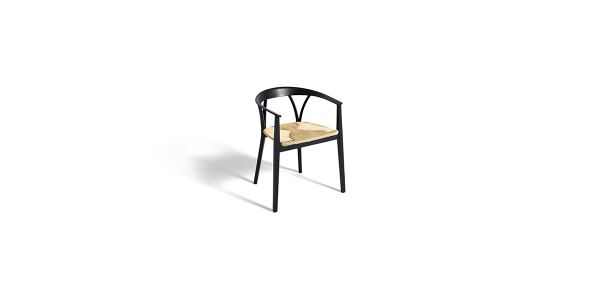 DePadova - Donzelletta Chaise avec assise tressée de Michele De Lucchi