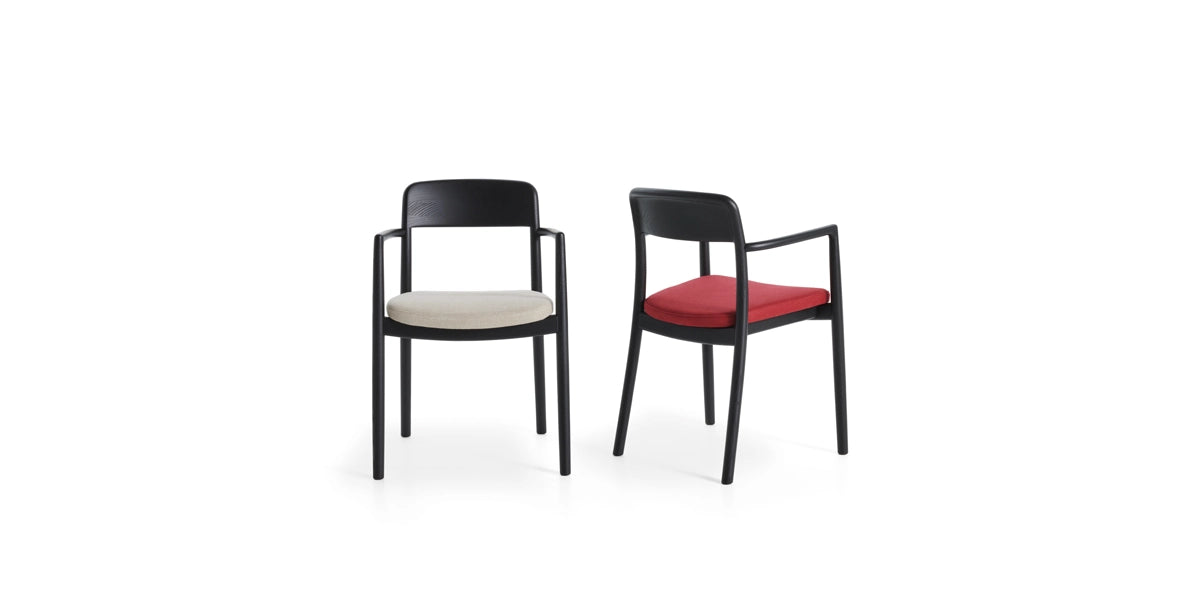 DePadova - Villetta - Chaise avec assise rembourrée de Keiji Takeuchi