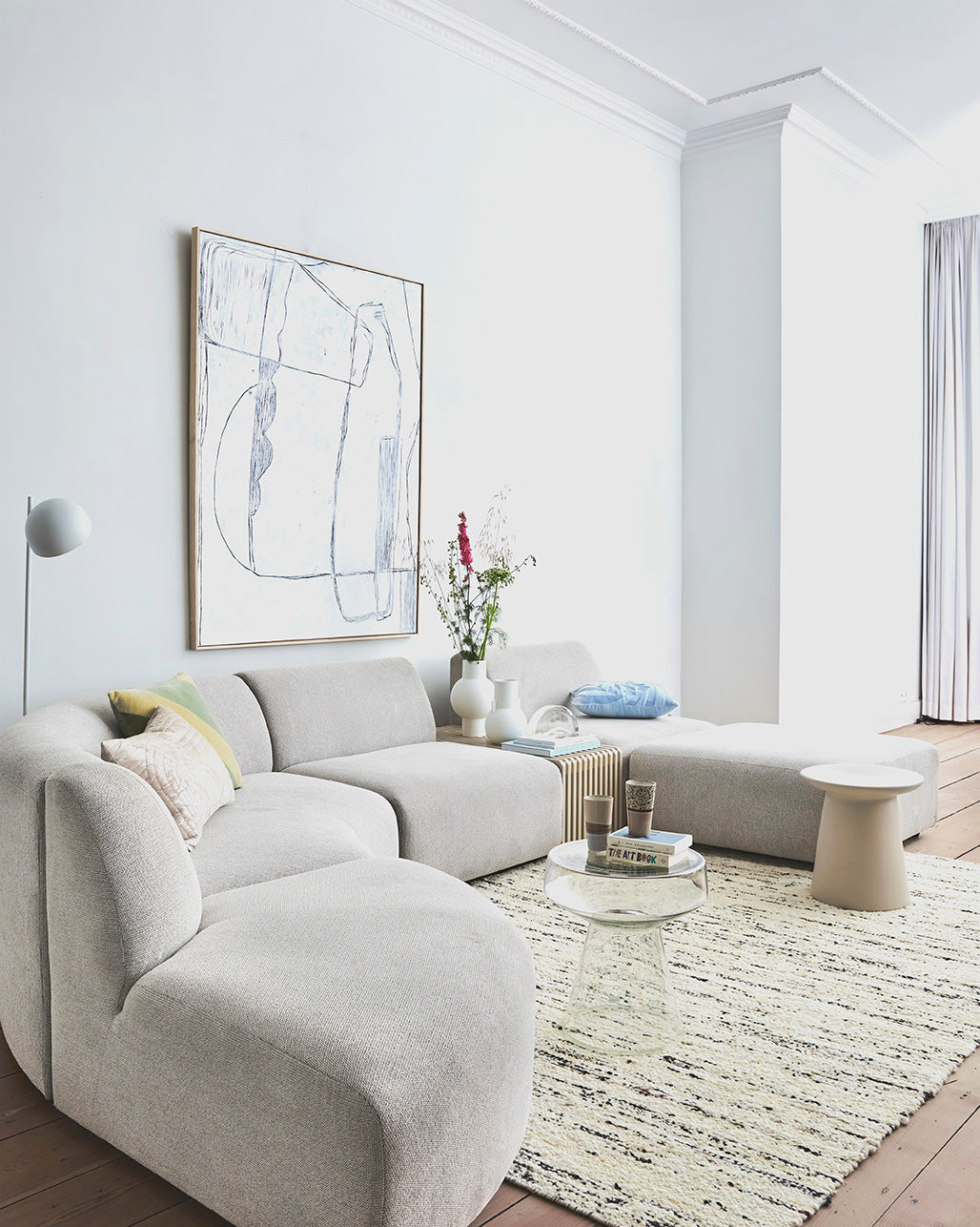 HK Living- Vase mat blanc
