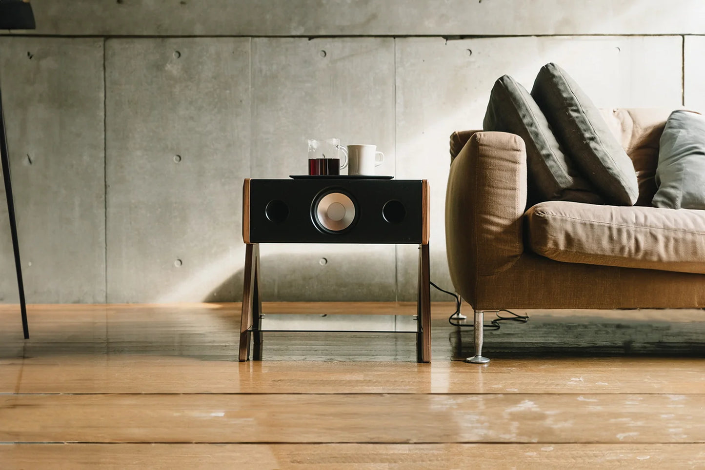 La Boite Concept - Table d'appoint Cube LW Noyer