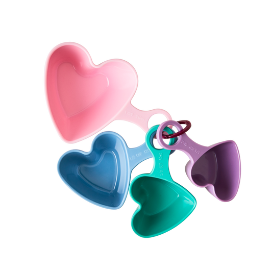 Rice - Cœur Cuillères à mesurer - Multicolore