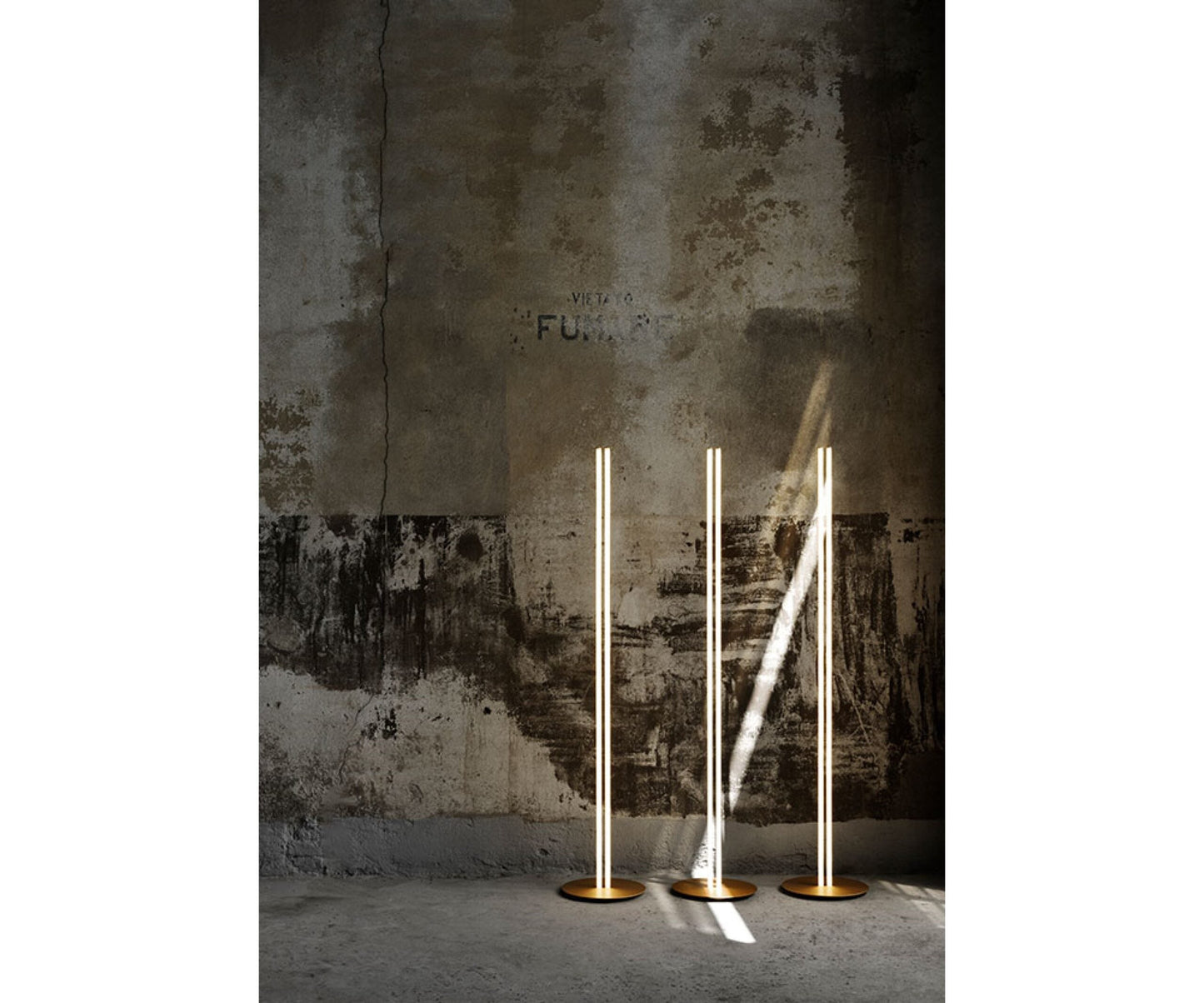 Flos - Lampadaire - Coordinates Flor - Argent de Michael Anastassiades