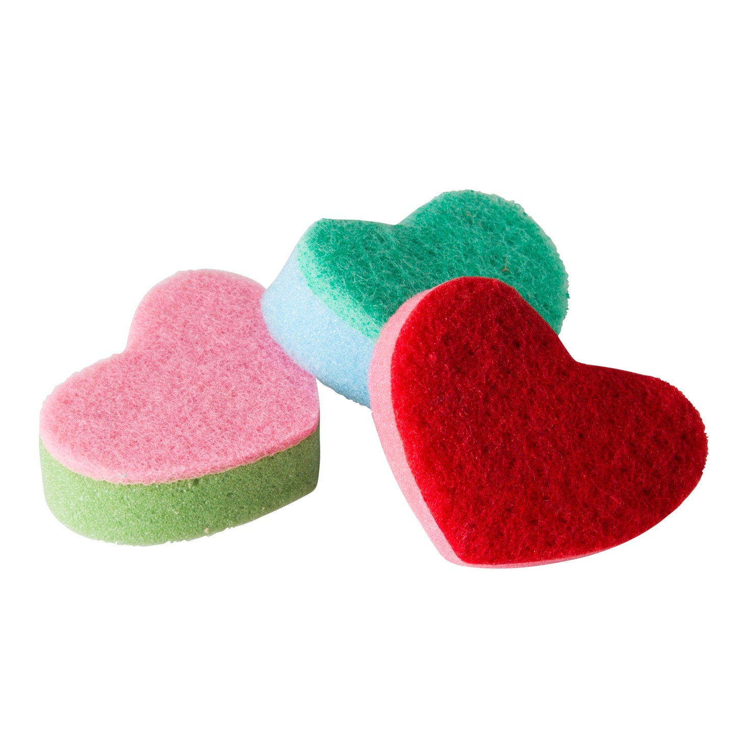 Rice - Eponge Coeur Bleue Menthe