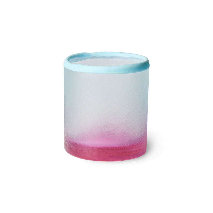 HK Living - Porte-bougies en verre, couleur Ciel