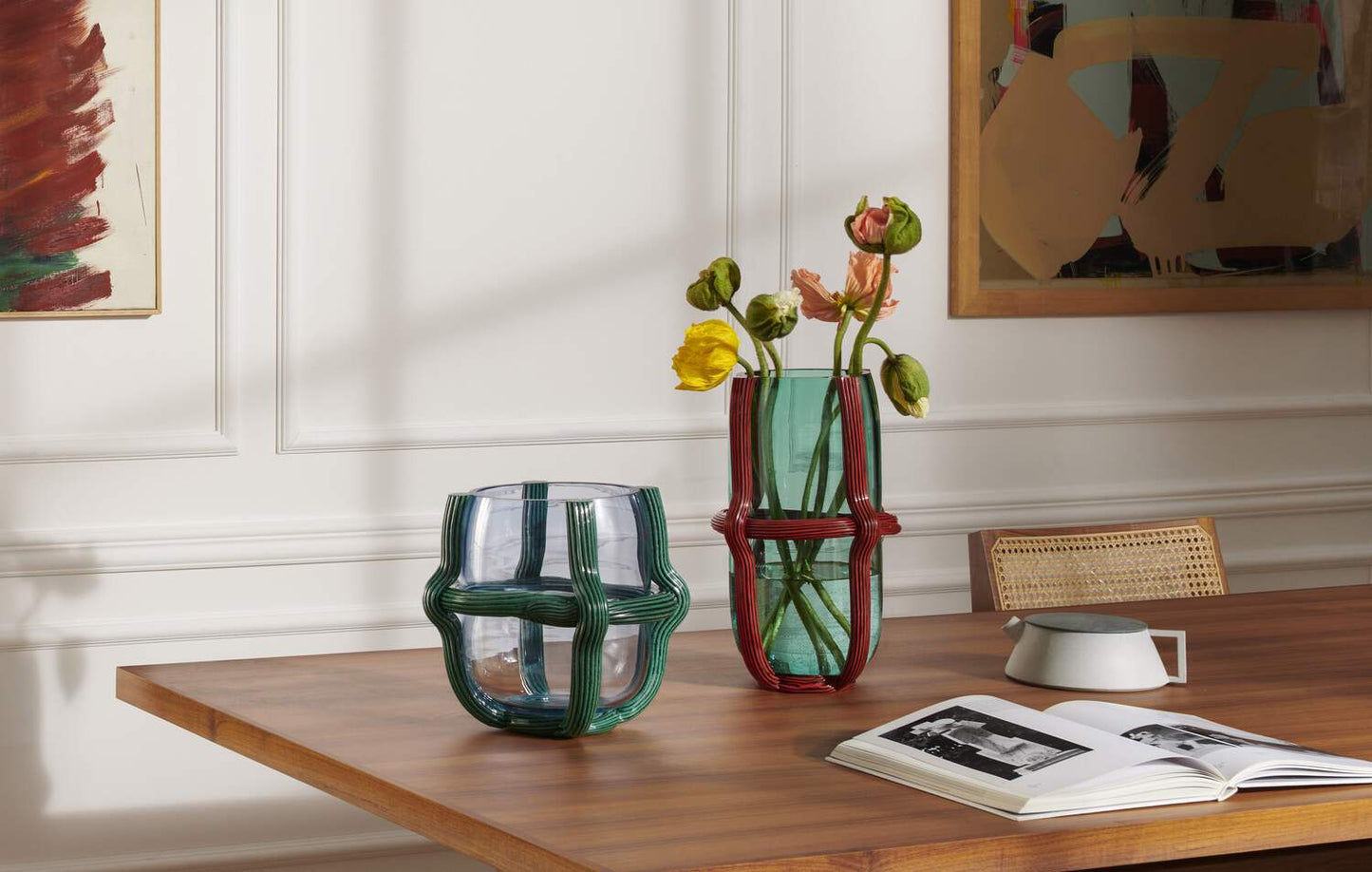 Cassina - Vase - Sestiere Vert/Vert petrole