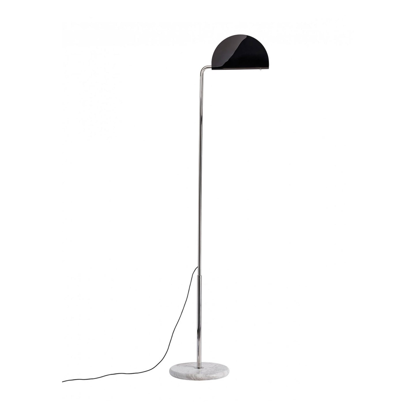 DCW - Lampadaire Mezzaluna Floor tête noire de Bruno Gecchelin