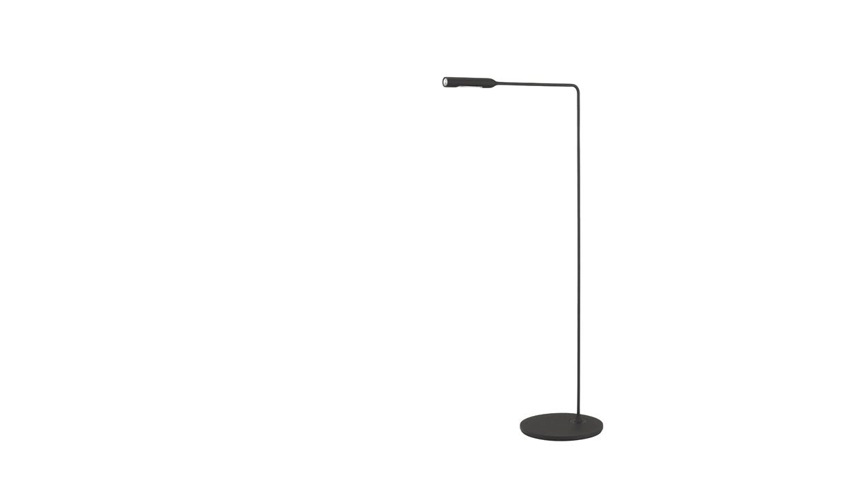 Lumina - Lampadaire Flo lounge noire de Foster+Partners