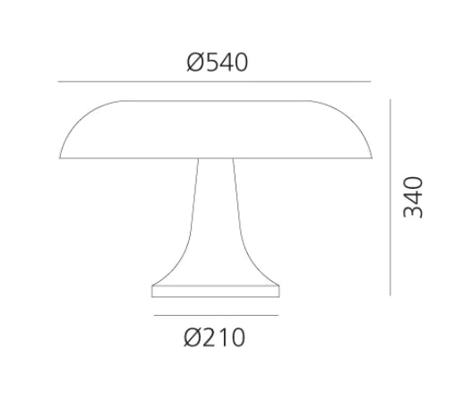 Artemide - Lampe de table - Nesso orange