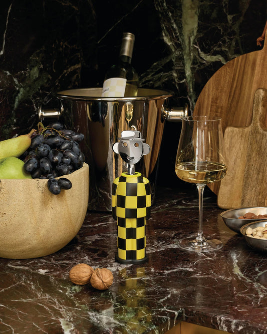Alessi - Tire-bouchon Alessandro M. - Giallo e Nero