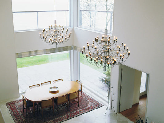 Flos - Lampe à suspension 2097/50 frosted bulbs chrome