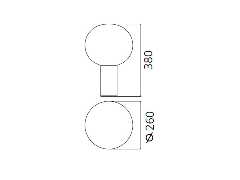 Artemide - Lampe de table - Laguna 26 bronze