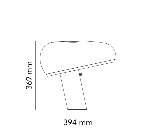 Flos - Lampe de table - Snoopy orange