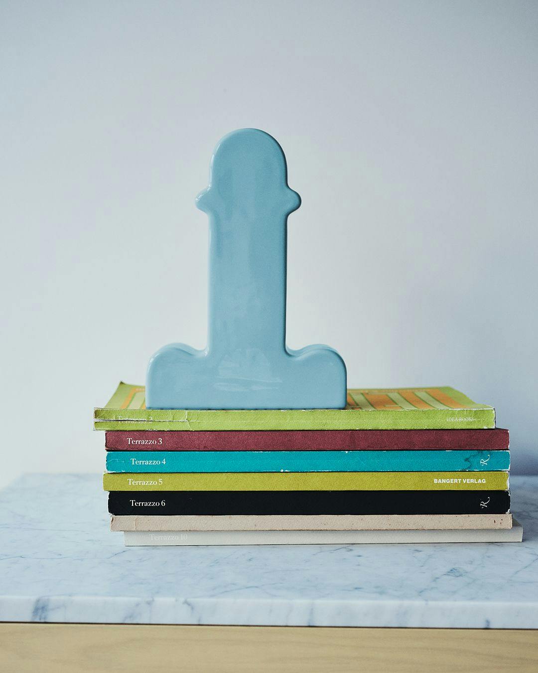 Barcelona Design - Vase Shiva bleu, Ettore Sottsass
