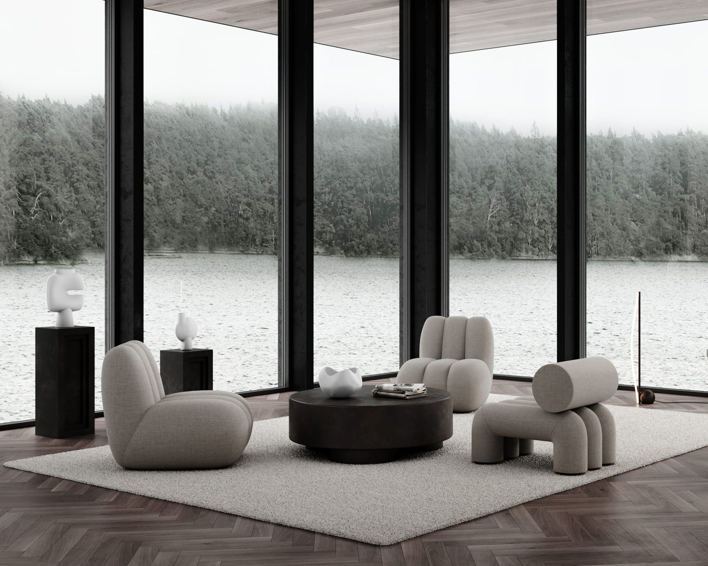 101 Copenhagen - Table d'appoint ou podium maxi - Café