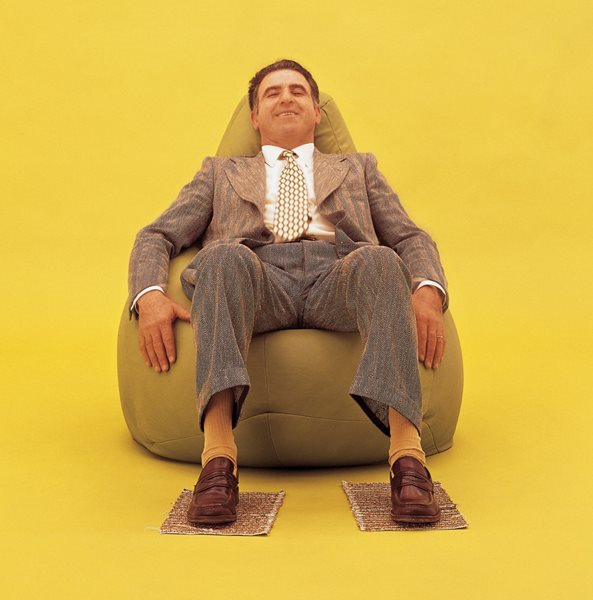 Zanotta - Fauteuil - Sacco rouge de Gatti, Paolini, Teodoro