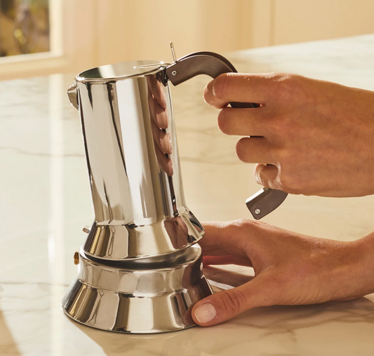 Alessi - Cafetière italienne 9090 6 tasses de Richard Sapper induction