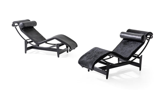 Cassina - chaise longue LC4 de Le Corbusier, Pierre Jeanneret, Charlotte Perriand