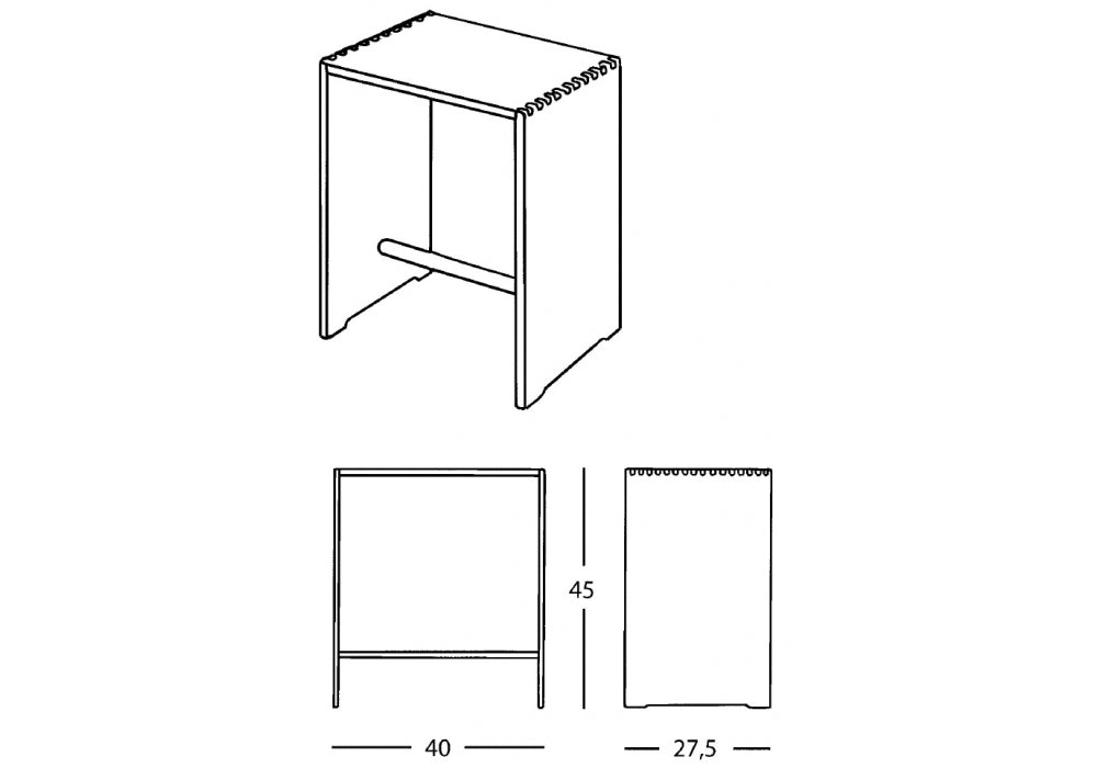 Zanotta - tabouret - Sgabillo de Max Bill